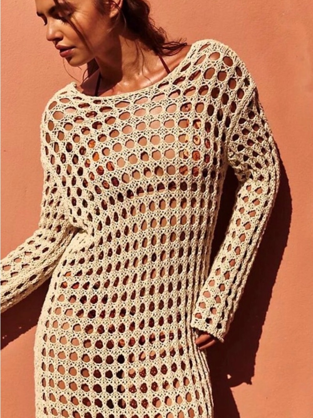 Free People Sahara Sweater Beach Cover-up XS NWT